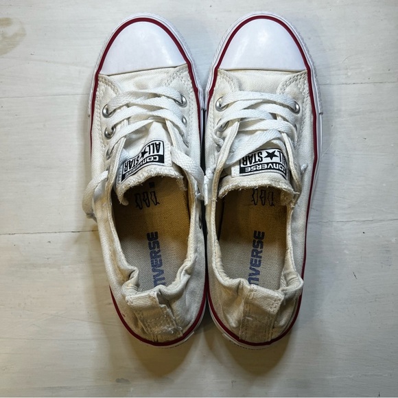 Converse White All Star Sneakers size 6 - Picture 4 of 7